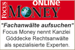 Gddecke Rechtsanwlte in Focus Money